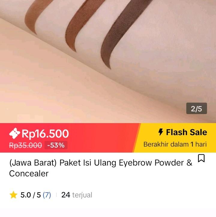 Eyebrow powder plus concealler Stik Tahan Lama 1