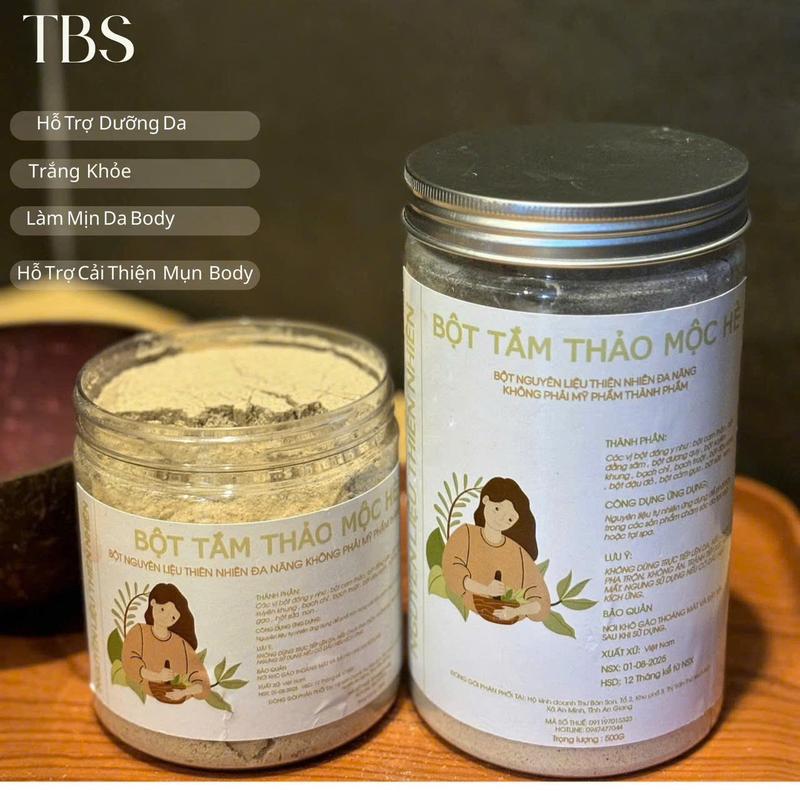  BỘT Ủ HÈ DÀNH CHO BODY HỔ TRỢ SÁNG DA - KHỐI LƯỢNG 500G 