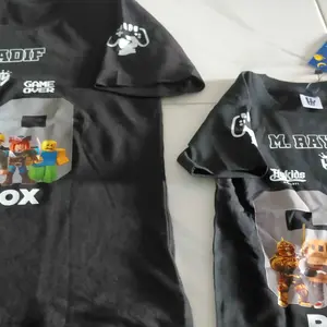 [Free Stiker Nama] Kaos Anak Hykids Motif Baseball Angka Roblox untuk usia 1-12 Tahun Laki-laki dan perempuan