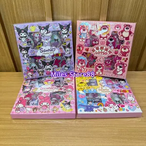 Stiker Lotso Sanrio Labubu Capybara Mix Motif isi 100 pcs / Stiker korea aesthetic / lucu DIY dekor / waterproof PET