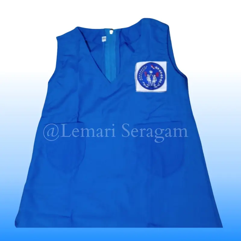 Seragam Sekolah  Rompi Untuk Anak TK PEREMPUAN Warna Biru Benhur, Hijau , Merah 2