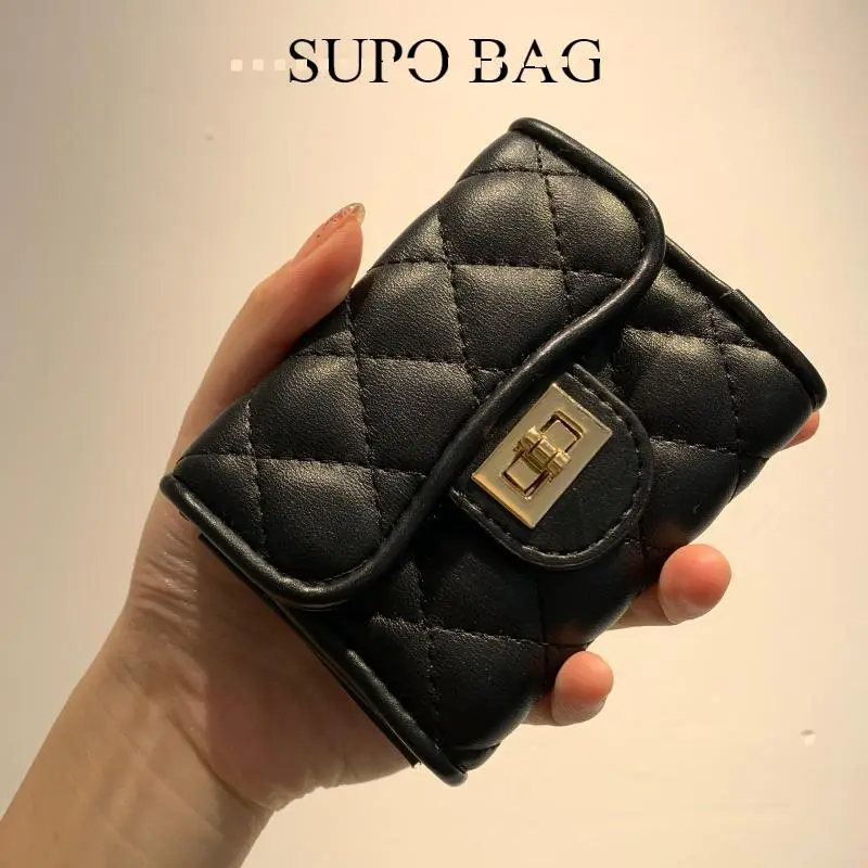 Túi Đựng Thẻ, Cỡ Nhỏ, Da Mềm,    Kẹp Thẻ, SUPO BAG INS Mẫu Mới Nữ Wallet Hình Chữ Nhật Ví thông thường 1