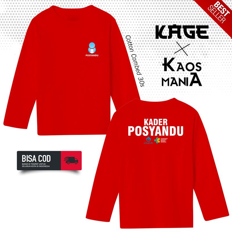 Baju KADER POSYANDU TERBARU Tangan Panjang - Kaos Posyandu KAOS KAGE Distro Pria 4