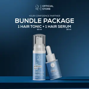 [Bundling] SYMS Hair Serum + Hair Tonic Foam with Rosemary Oil | Paket Perawatan Rambut Rontok
