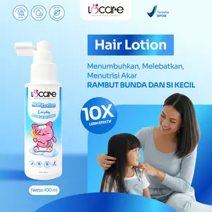 Locare Hair Lotion 100ml Penumbuh dan Pelebat Rambut Bayi, Anak dan Dewasa Cegah Rontok, Atasi Rambut Tipis, Dukung Pertumbuhan Rambut, Rambut Lembut dan Kulit Kepala Sehat Sejuk COD & Gratis Ongkir