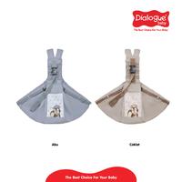 Gambar DIALOGUE BABY Gendongan Samping M-Shape 4IN1 Squirrel Series DGG4338 - Abu dari Dialogue Group Store Kota Bandung 5 Tokopedia