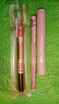 Product Review of Pinkflash Mascara + Eyeliner + Auto Eyebrow Set from h**i f** 0