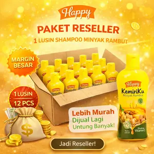[ Paket Reseller ] 1 Lusin Happy Minyak Kemiriku 100ml | Penumbuh dan Penyubur rambut untuk anak dan dewasa
