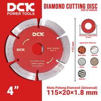 Gambar DCK Diamond Saw Blade 4 Inci / Mata Potong Diamond Turbo (Keramik), Granit, Marmer, Universal 105, 112, 115 mm dari DCK Power Tools Indonesia Kota Administrasi Jakarta Barat 4 Tokopedia