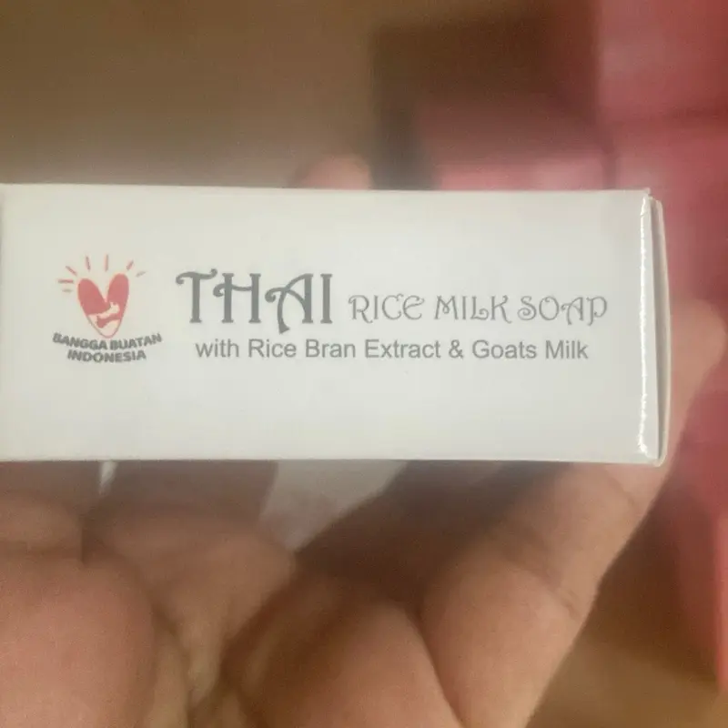 ISI 3 PCS SABUN THAI RICE MILK THAI SABUN BERAS ISI 3 Membersihkan Mencerahkan Soap 3
