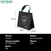 Gambar LetYeah tas bekal tahan panas/Makanan Lunch tas tempat bekal cooler bag - Hitam dari LetYeah Shop Kota Administrasi Jakarta Barat 5 Tokopedia