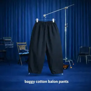 Stllr Baggy Balon Katun Panjang Casual Serut