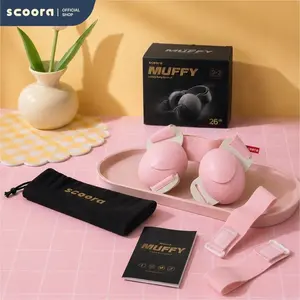 SCOORA Baby Earmuff MUFFY 2IN1 LUXURY up to 24 Month - pelindung telinga bayi peredam suara
