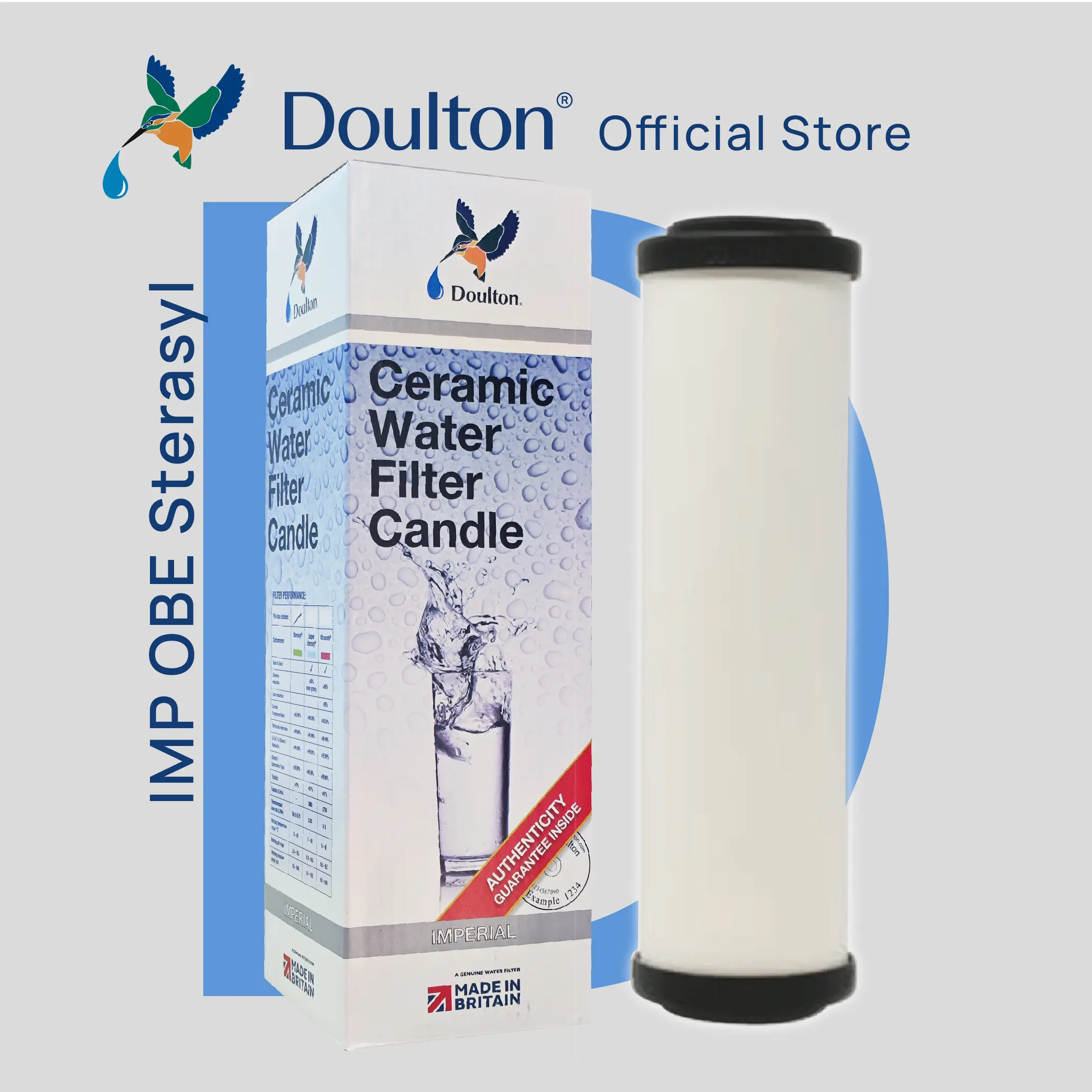Doulton Imperial Sterasyl OBE Ceramic Water Filter Candle