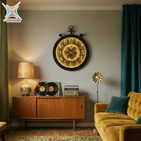 Gambar Oxihom Jam Dinding Bulat 57  cm dengan Roda Gear Putar Lampu Jam Dinding Silent Vintage Aesthetic Mewah Modern Estetik TQ241A dari Oxihom Kota Administrasi Jakarta Utara 4 Tokopedia