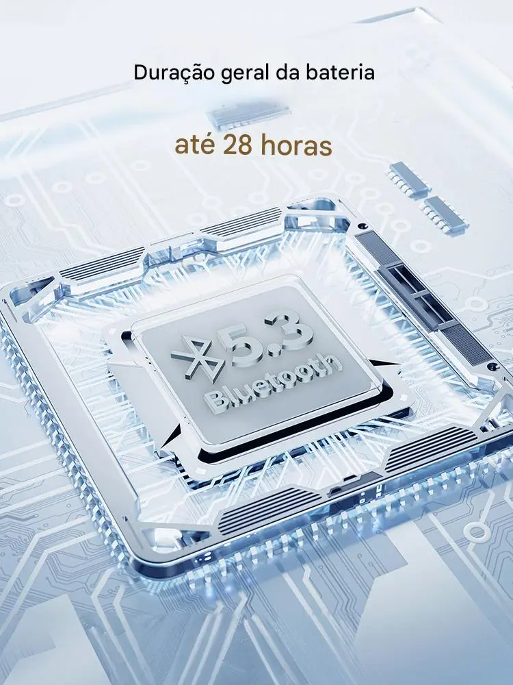 Fone Bluetooth Q33 Sem Fio com Microfone e Controle Touch