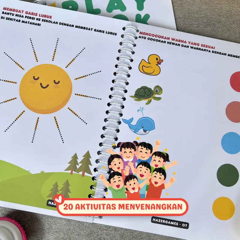 Play Book Buku Aktivitas Anak Worksheet Usia 2 3 4 5 Tahun 3