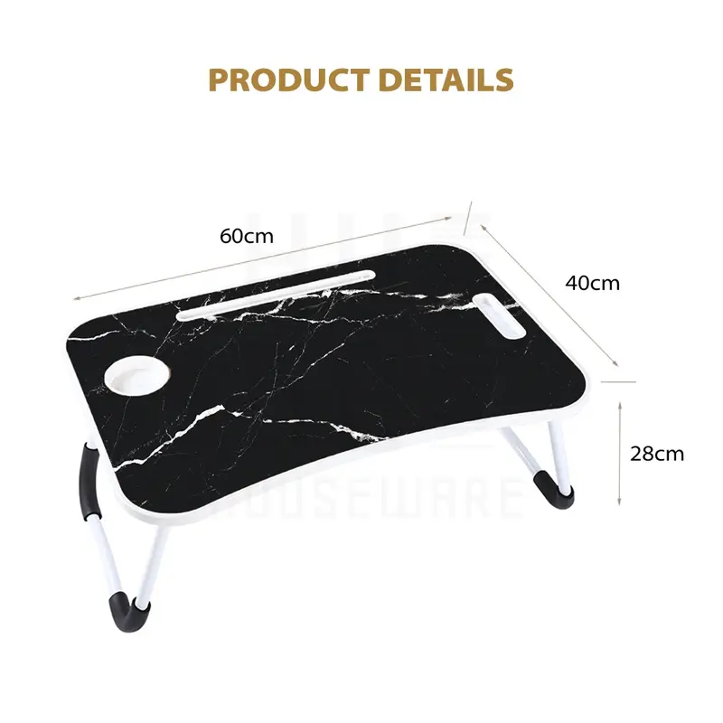 BISA COD Meja Lipat Portable dengan Handle / Meja Belajar Anak / Meja Laptop Multifungsi Anti Air 8