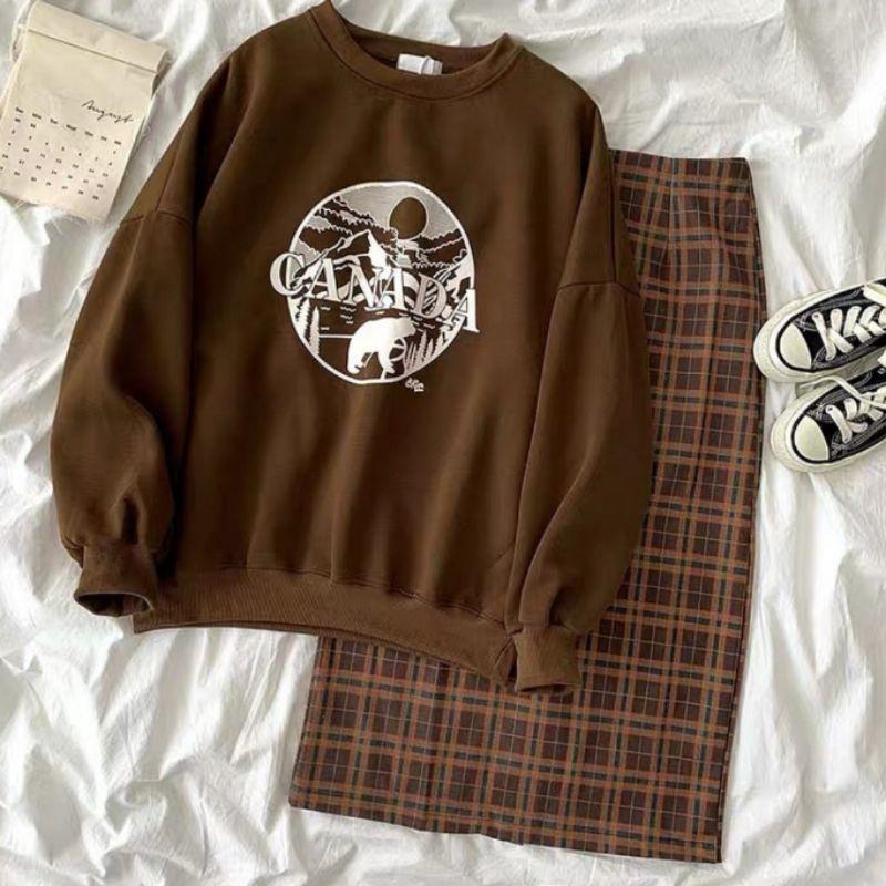 CANADA SWEATER CREWNECK / OBLONG FASHION WANITA 0