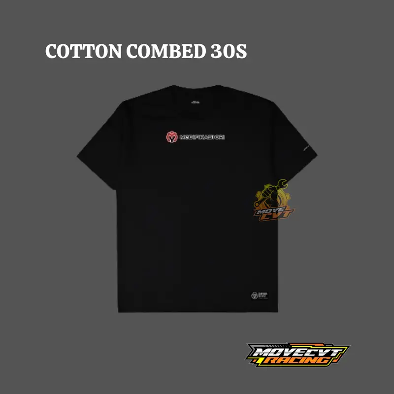 KAOS MODIF ORI RACING BAHAN COTTON COMBED 30S 1