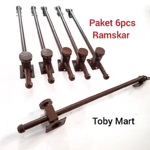 Grosir isi Paket 6 pcs Ramskar Penahan Jendela Stainless Anti Karat