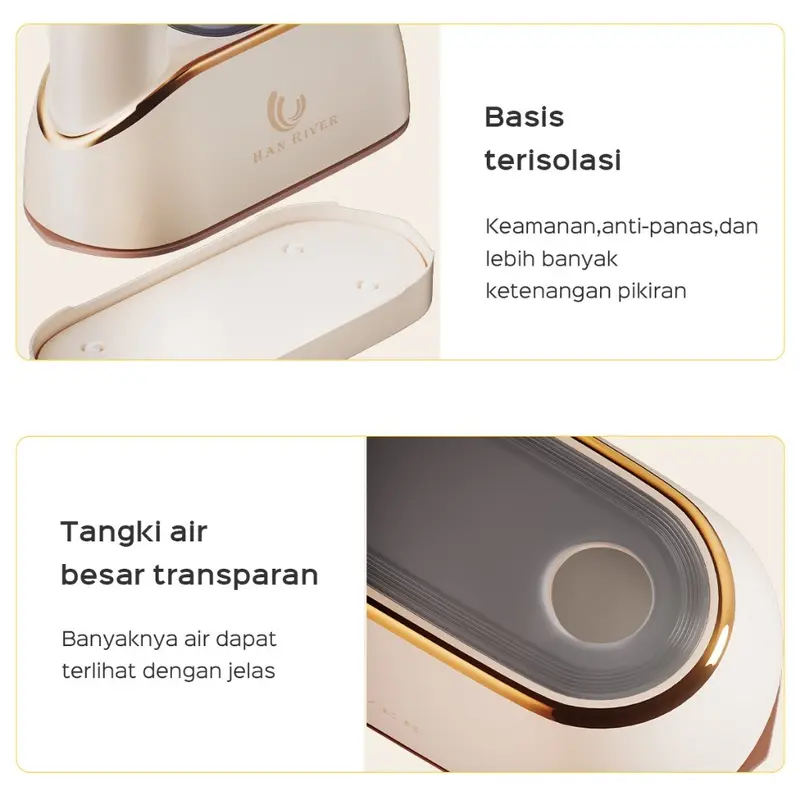 Han River Setrika Uap 2IN1 Steam Iron HRYD03 (Warna Random) - DTG 3