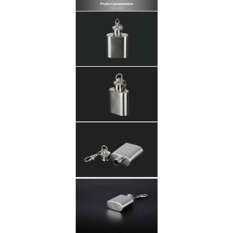 Product Introduction of 1 Oz High Quality Wine Whisky Pot Tainless Steel Hip Flask Drinker Alcohol Bottle Portable Drinkware Flask 22