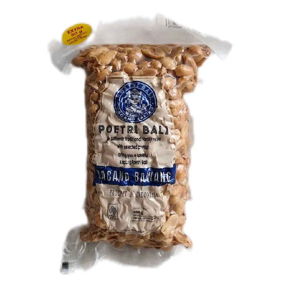 Poetri Bali Kacang Bali Rasa Bawang Ukuran Besar 450g