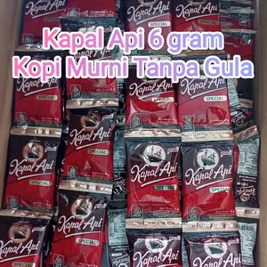 50 PCS / 5 RENTENG KOPI KAPAL API SPECIAL MINI 6 GRAM (KOPI MURNI)