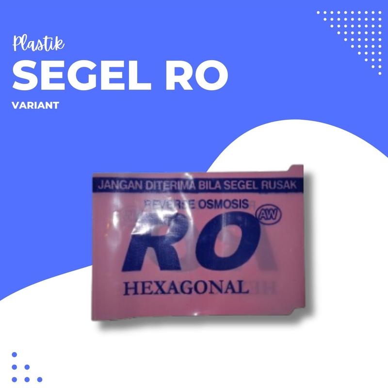 Plastik segel RO ( reverse osmosis ) - berbagai warna 2