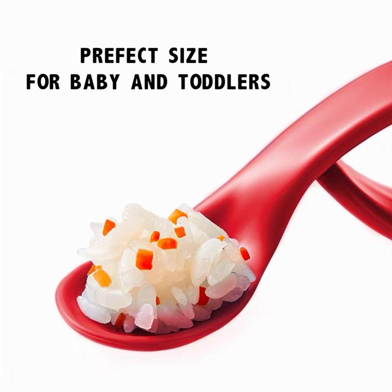 [MUMof2boys] Baby Training Spoon – Self-Feeding Utensil for Babies & Toddlers, BPA-Free, Easy-to-Grip Design 3