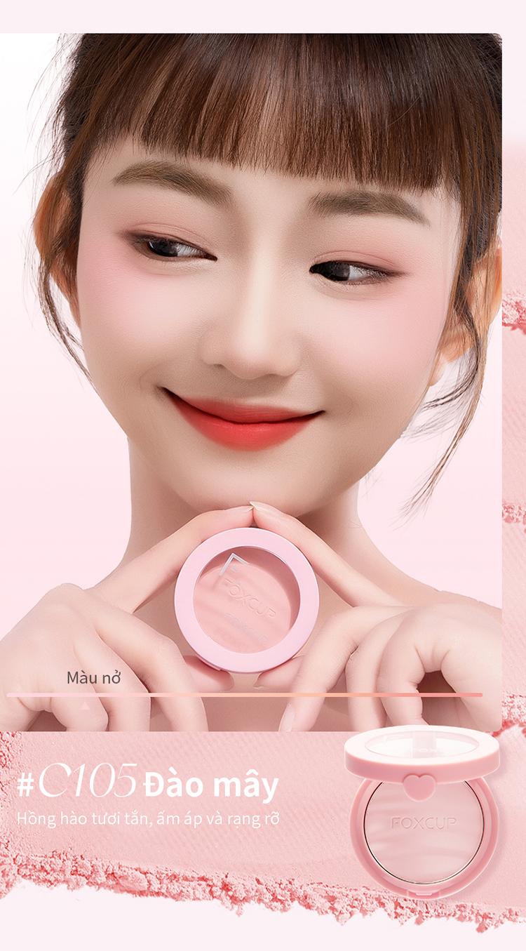 Product Introduction of 【F-Sale】FOXCUP Má Hồng Co Giãn Màu Sắc Tự Nhiên, Tạo Điểm Nhấn Sáng Bóng Và Tạo Khối - Hàng Chính Hãng【Giao hàng siêu tốc】 9