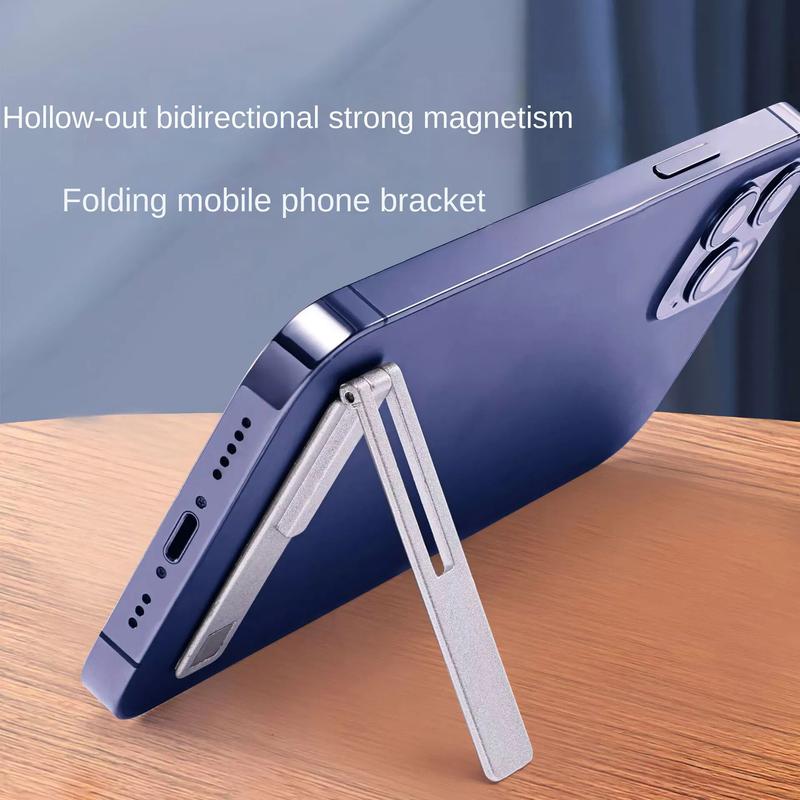 Giá Đỡ Miếng Dán Lưng Vô Hình Siêu Mỏng, Gấp Gọn Bằng Kim Loại, Giá Chân Đế Điện Thoại Di Động Để Bàn, Giá Đỡ Điện Thoại Từ Tính, Bán Buôn, [Thanh Toán Khi Nhận Hàng] Phụ Kiện