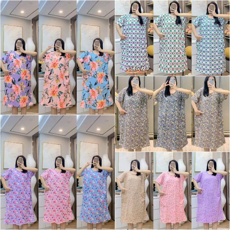(part1) Daster saku jumbo XXXL Daster kaos Ld 120cm 2