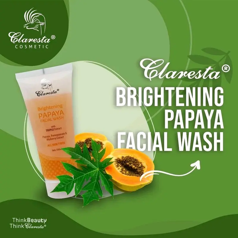 sabun cuci muka papaya facial wash Mencerahkan Wajah Membersihkan Komedo 0
