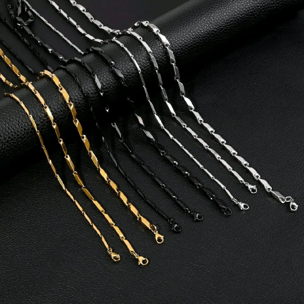 KALUNG TITANIUM MODEL PADI TERLARIS PRIA DAN WANITA ANTI LUNTUR ANTI KARAT Elegan Aksesoris