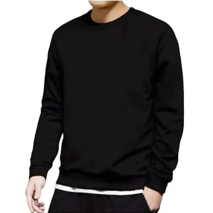 Baju Polos Pria Lengan Panjang  Bahan Babyterry Premium