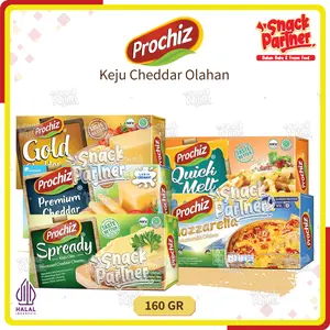 PROCHIZ 160 GR - GOLD SPREADY ROYALE MOZZARELLA QUICK MELT - Keju Cheddar Olahan Mozarellaa