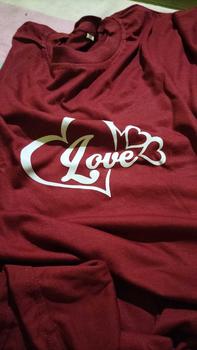 Product Review of KAOS OBLONG WANITA /BAJU KAOS ATASAN WANITA LOVE4 / T-SHIRT WANITA LOVE4 from p**l 0