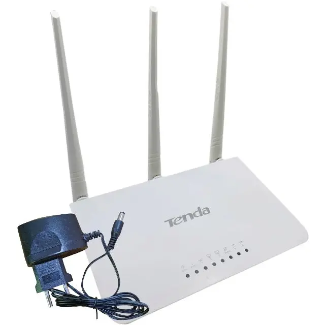 router tenda f3 v6 adaptor 9v 0,6a rt rw net modem seken 3 antena repeater pppoe ip dhcp remote management