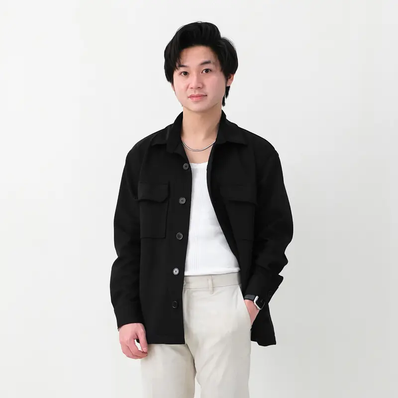 SANVANINA Jaden Scuba Jacket | Trucker Jacket Outer Pria | Baju Cowok Lengan Panjang Pria J-02 5
