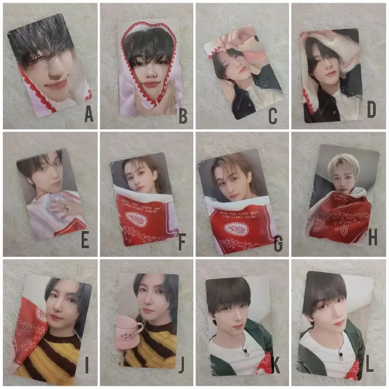 ready stock photocard official nct dream pink christmas mark renjun jeno haechan jaemin chenle jisung 0