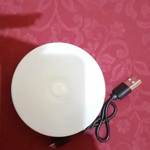 [BEC] Lampu Samping Tempat Tidur LED USB | Lampu Tidur LED Rechargeable | Lampu Malam Tombol LED Magnet | Lampu Emergancy