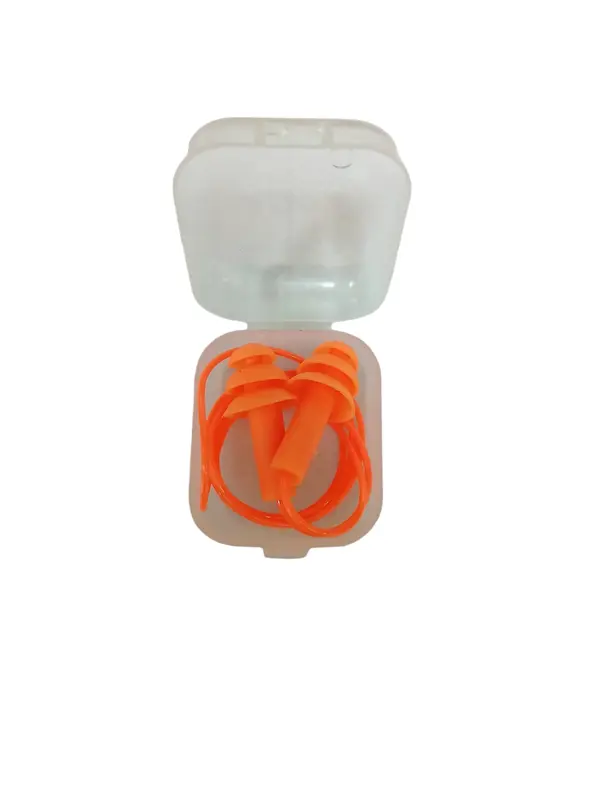 Penutup pelindung penyumbat telinga silicone earplugs, ear plug case tr (satuan/per-pack isi 6) penutup Kuping dari bising 5