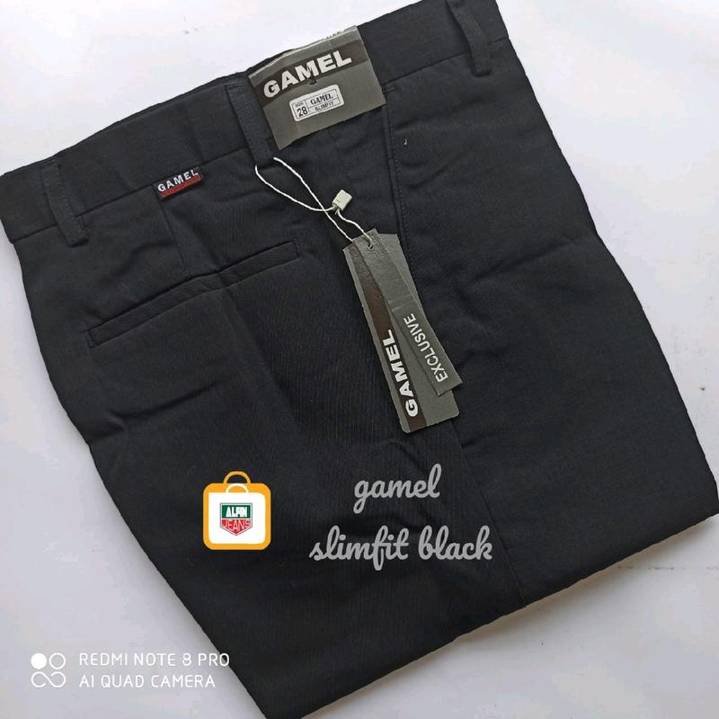 Celana Formal Hitam Gamel Regular fit Size 28 sd 32 4