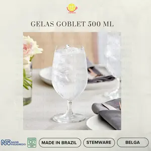 Gelas Wine Nadir 500ml/Gelas Goblet/Gelas Wine Kaki/Gelas Kaki/Gelas Resto