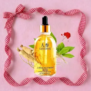 Ginseng Gold Peptide Anti wrinkle Facial Essential Oil 100ml Moisturizing and Moisturizing Wajah Memudarkan Essence Mengencangkan Kerutan