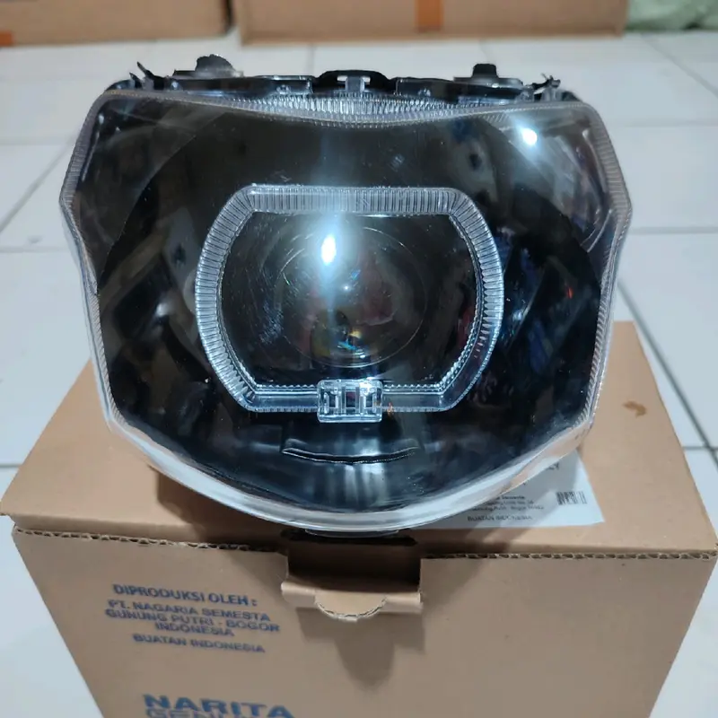 Biled Lampu Depan Vega ZR Full Set Reflektor Tinggal Pasang Super Terang 3