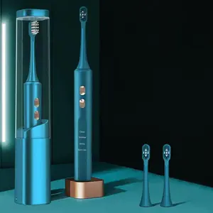 Ultrasonic Electric Toothbrush Usb Rechargeable For Adults Teeth Automatic Sonic Brush Whitening Ipx7 Waterproof 2 Brush Heads