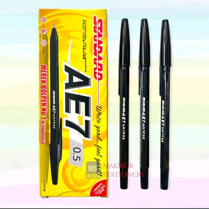 Pulpen standard 1pack isi 12 0